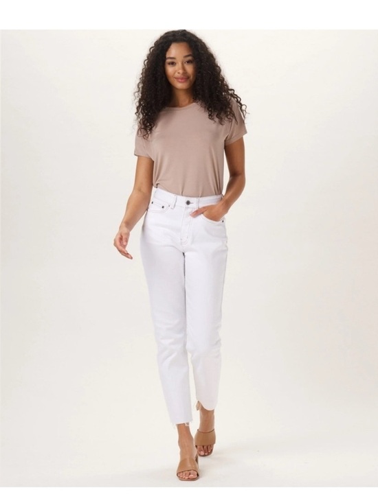 The Normal Brand Denim - NWT The Normal Brand High-Rise Ankle Crop Women’s Jeans - White size 29